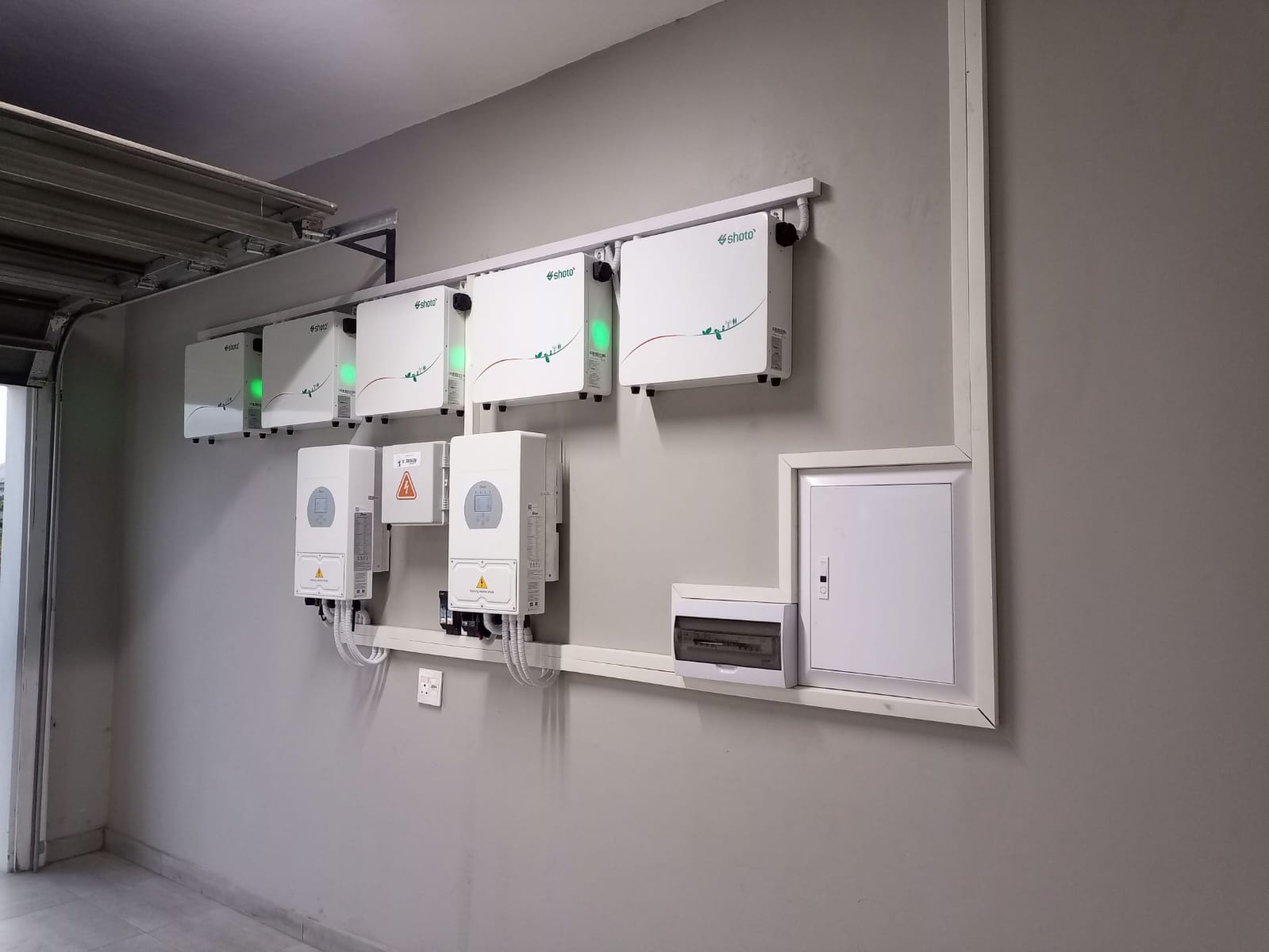 Sunsynk corner install
